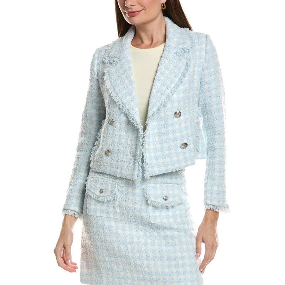 Tyler Böe Womens Leah Boucle Jacket, White